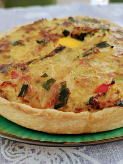 Una foto de Tarta de verduras (masa con aceite)