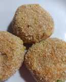 Croquetas de papa y habas frescas
