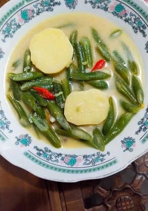 Foto resep Gulai putih kentang-buncis