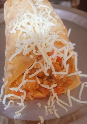 A picture of Grill chicken Omelette Frankie.