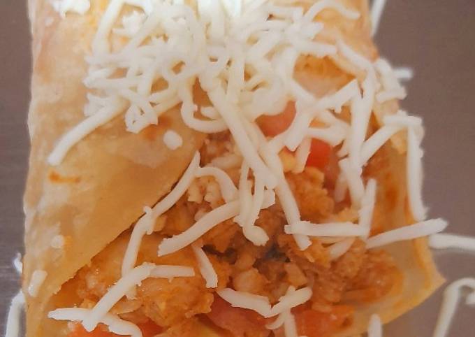 Grill chicken Omelette Frankie Recipe