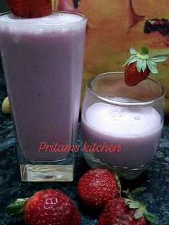 स्ट्रॉबेरी शेक (Strawberry shake recipe in Hindi) रेसिपी मुख्य फोटो