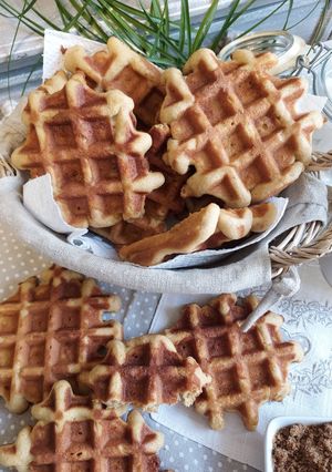 Une photo de Galettes ou gaufres 4/4 à la cassonade 🎅🌲🎁🌟