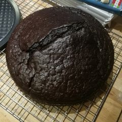 A picture of Easy eggless and butter free chocolate cake.