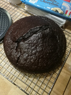 A picture of Easy eggless and butter free chocolate cake.