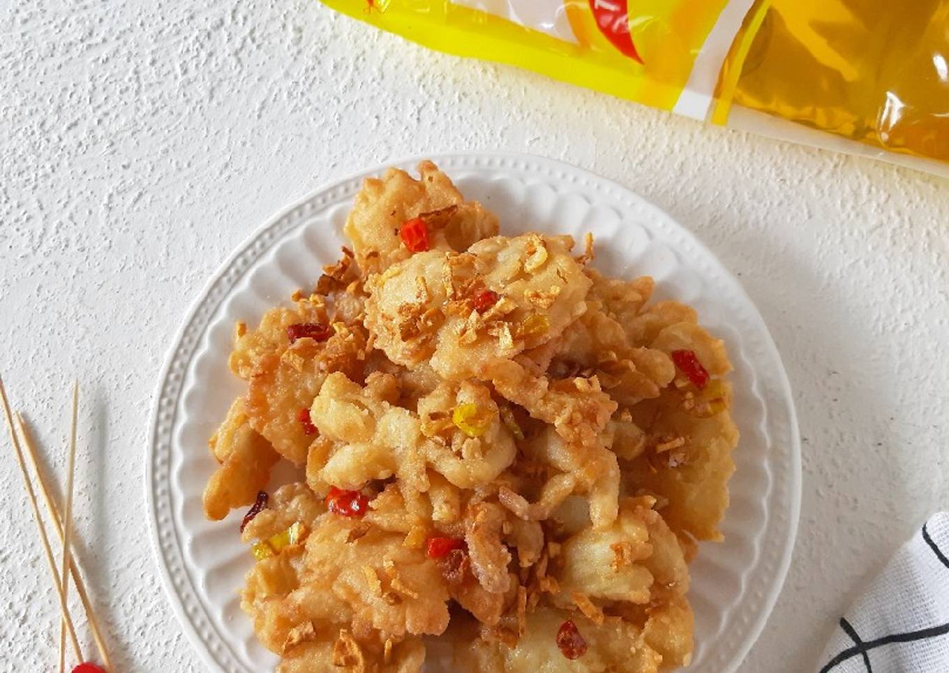 Jamur Krispi Cabe Garam