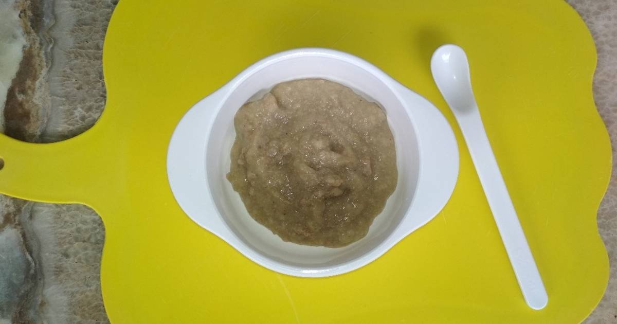 Resep Mpasi 6 bulan ati flaxseed baby labu oleh renny_cascada Cookpad