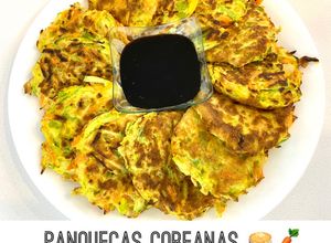 Una foto de Panquecas coreanas de vegetales