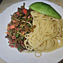 Tumeric French Bean's #themechallenge#tumericdishes A picture of Tumeric French Bean's #themechallenge#tumericdishes.