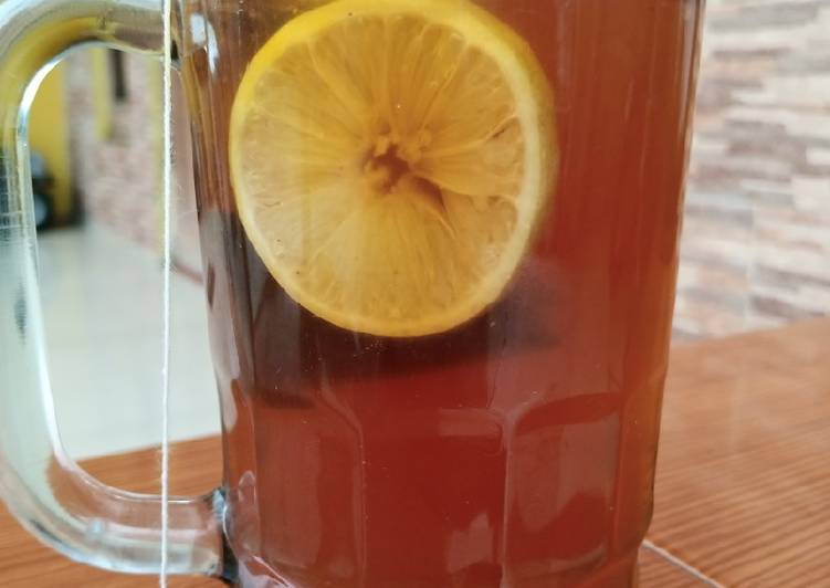 urutan Memasak Lemon tea meningkatkan imun Jadi, Bisa Manjain Lidah