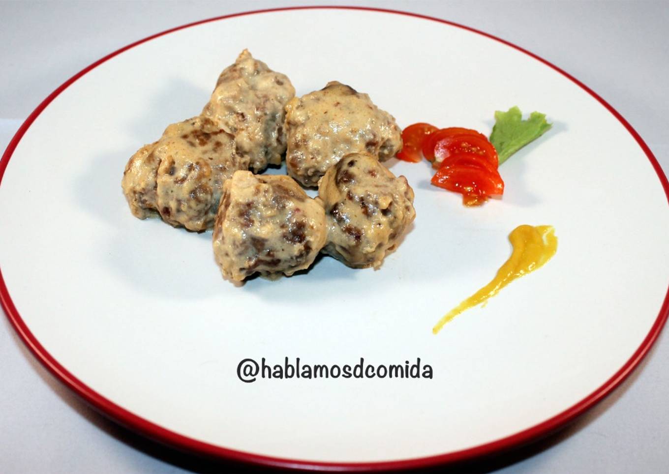 Albóndigas a la carbonara