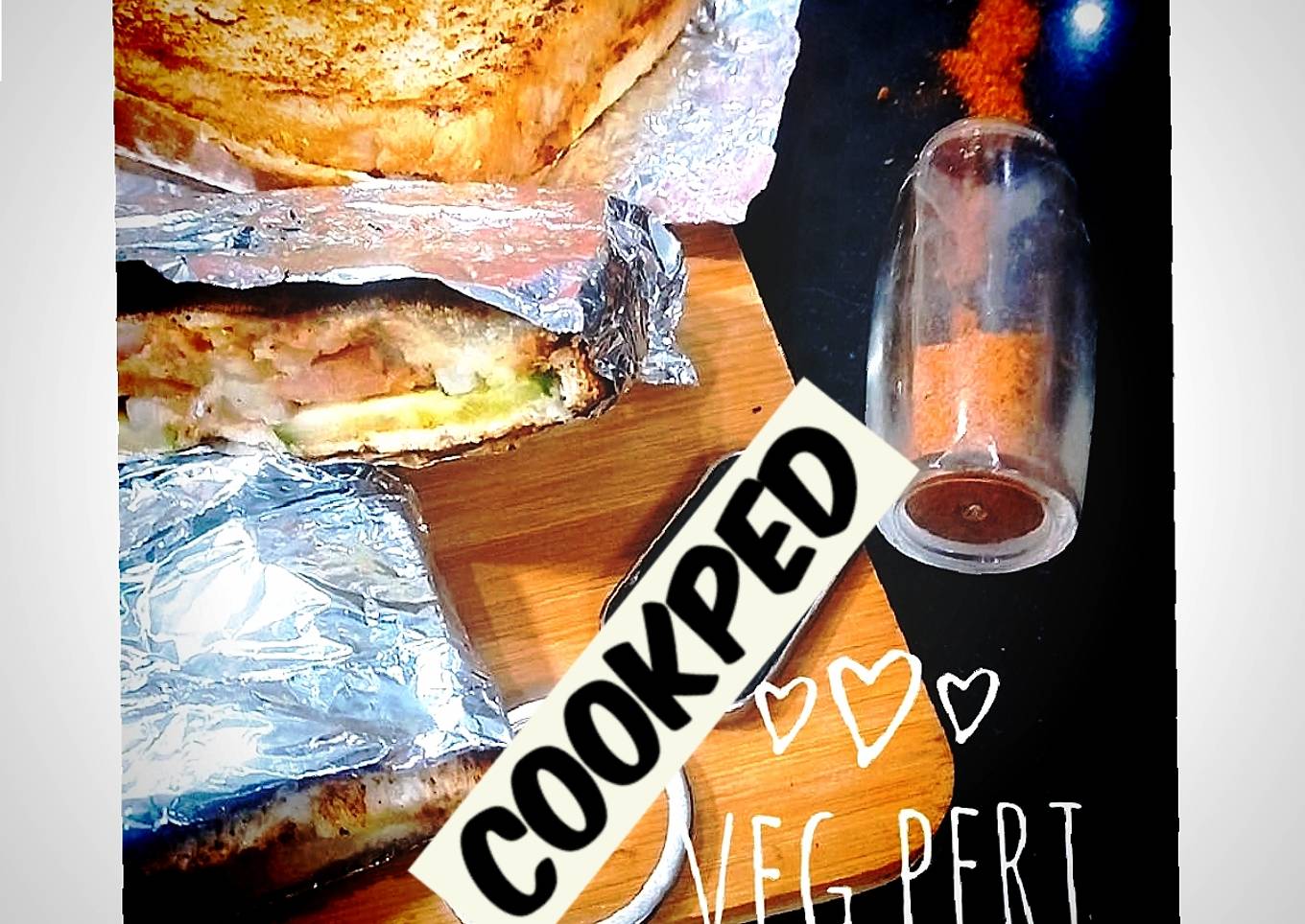 Veg peri peri sandwich