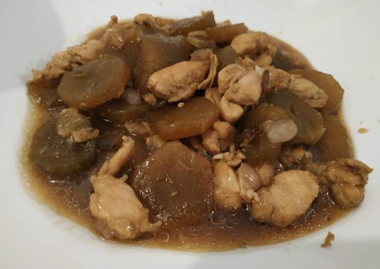 Resep Pickled Lettuce with Chicken, Enak