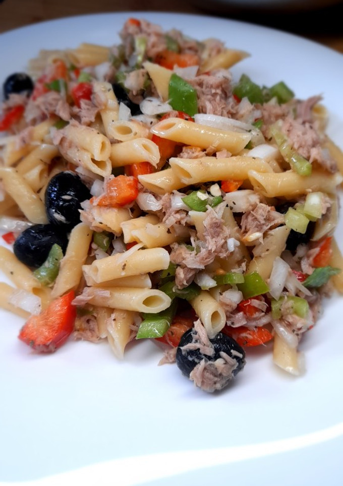Una foto de Ensalada de macarrones