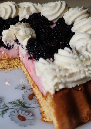 Szedres gyümölcstorta recept fotója