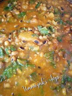 A picture of Sweet potato and beans porridge.