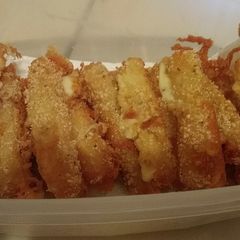 A picture of Homemade Cheese sticks.