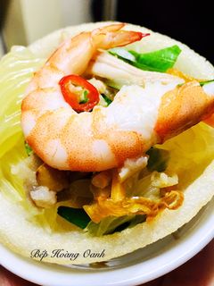 Hình của món Gỏi Bưởi.