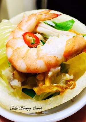 Hình của món Gỏi Bưởi.