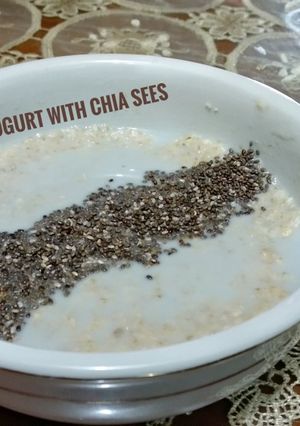 Foto resep Oatmeal Bluberry Yogurt with Chia Seed
