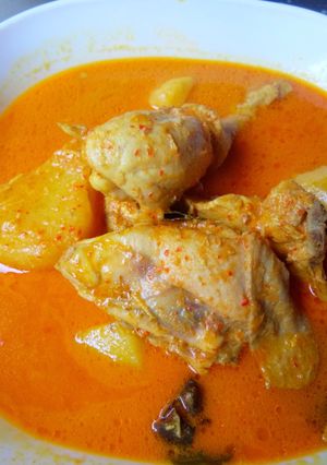 Foto resep Gulai pedas ayam broiler