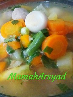 Foto resep Sop bakso telor puyuh