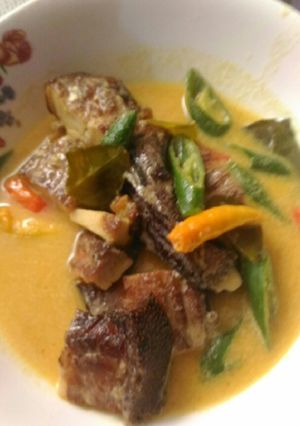 Foto resep Ikan Asap Santan
