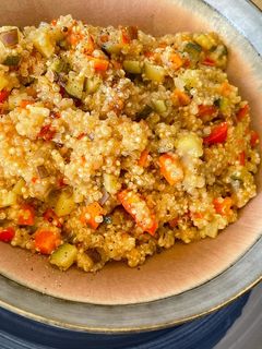 Buntes Quinotto Rezepthauptbild