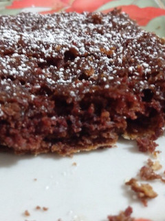 Una foto de Brownie sin huevo y sin leche