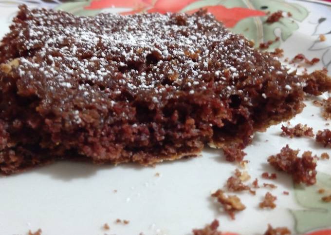 Brownie sin huevo y sin leche Receta de Yesica Caro - Cookpad