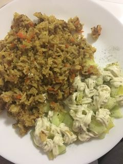 A picture of Leftover stick rice.