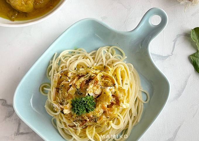 Spaghetti Opor Ayam