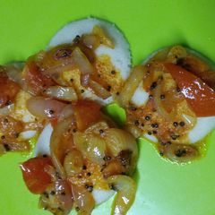A picture of Yummy Tadka Idli.
