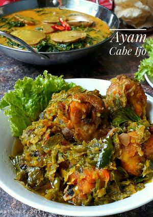 Foto resep Ayam Goreng Cabe Ijo