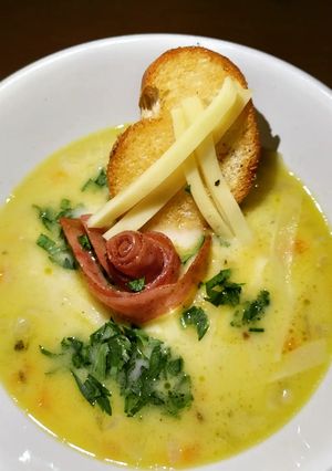 Una foto de Sopa de cerveza