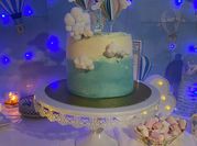 Une photo de génoise layer cake