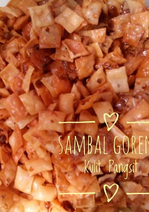 Foto resep Sambal Goreng Kulit Pangsit