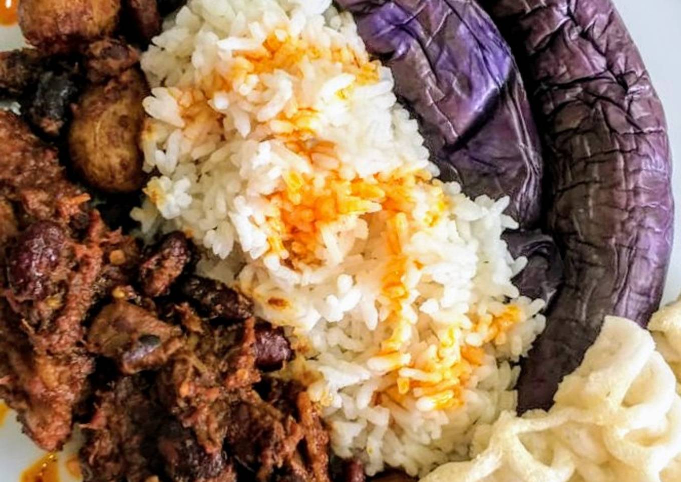 23. Rendang Daging,kentang Dan kacang merah