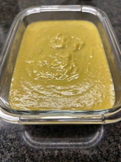 Una foto de Crema de guisantes olla GM h