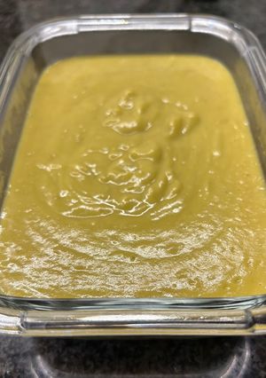Una foto de Crema de guisantes olla GM h