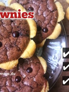 Foto resep PIE BROWNIES (Super fudgy, shiny dan crust)