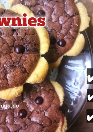 Foto resep PIE BROWNIES (Super fudgy, shiny dan crust)