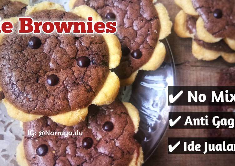 Pahlawan PIE  BROWNIES  Super Fudgy Shiny Dan Crust 