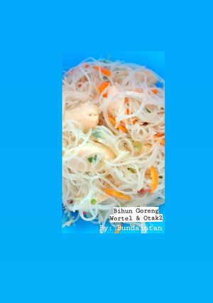 Foto resep Bihun Goreng Wortel dan Otak-otak