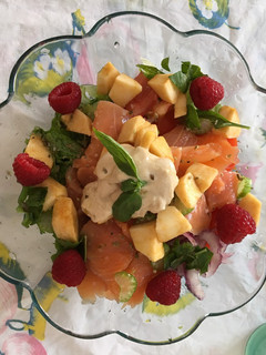 Foto de Salada de salmão fumado