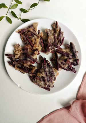 Foto resep Bakwan Ubi Ungu
