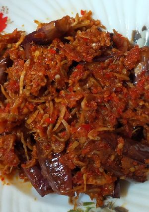 Foto resep Balado Terong dan Teri Medan