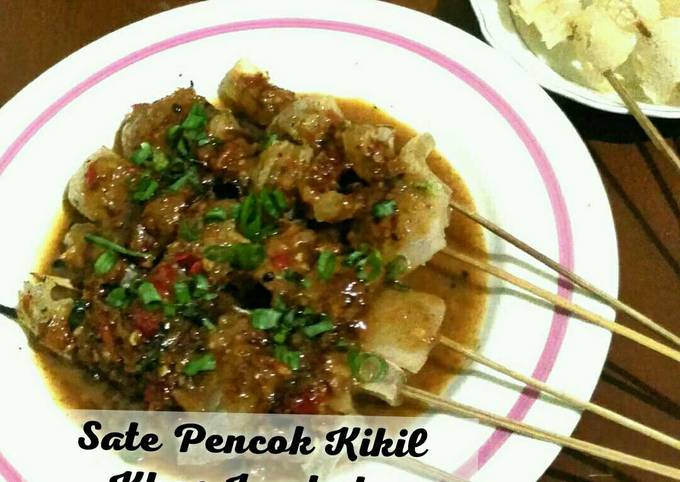 Cara Membuat Sate Pencok Kikil Khas Lombok Istimewa