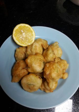 Una foto de Buñuelos de puerro