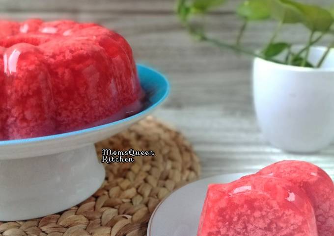 Mudah Banget Masakan Resep Puding Lumut Buah Naga (+tips)